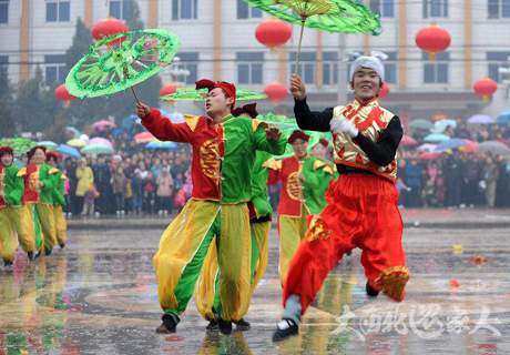 陕西陕北秧歌-广泛群众性和代表性的传统舞蹈